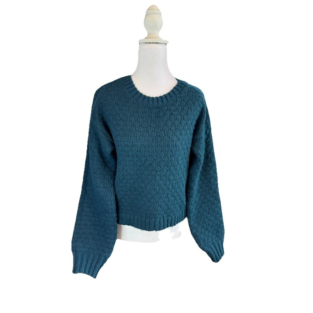 Juniors' SO Sweater Size S Navy Blue Crewneck Drop-Shoulder Pullover NWT